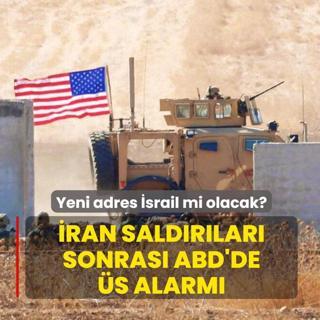 �ran sald�r�lar� sonras� ABD'de �s alarm�... Yeni adres �srail mi olacak?