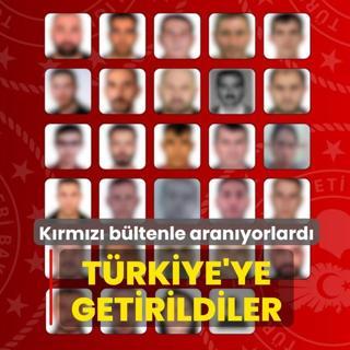 K�rm�z� b�ltenle aran�yorlard�... T�rkiye'ye getirildiler