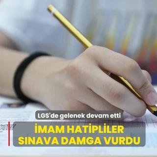 LGS'de 31 imam hatip ��rencisi 500 tam puan ald�