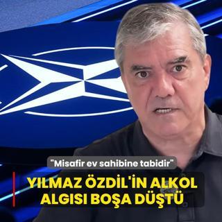 Y�lmaz �zdil'in alkol alg�s� bo�a d��t�: Misafir ev sahibine tabidir