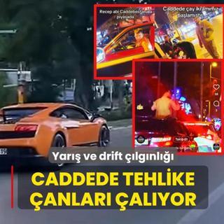 Caddede tehlike �anlar� �al�yor!