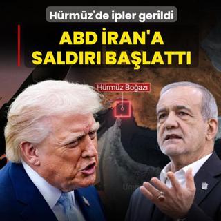 H�rm�z'de ipler gerildi: ABD �ran'a sald�r� ba�latt�