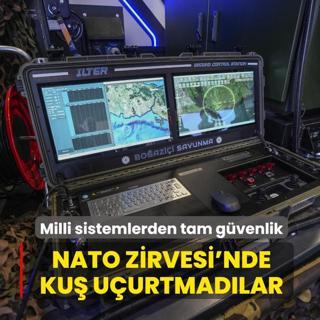 NATO Zirvesi'nde ku� u�urtmad�lar: Milli sistemlerden tam g�venlik