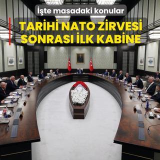 Tarihi NATO Zirvesi sonras� ilk Kabine... ��te masadaki konular