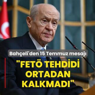 Devlet Bah�eli'den 15 Temmuz mesaj�: FET� tehdidi tamamen ortadan kalkmad�