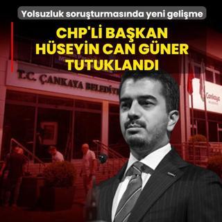 Yolsuzluk soru�turmas�nda yeni geli�me! CHP'li Ba�kan H�seyin Can G�ner tutukland�
