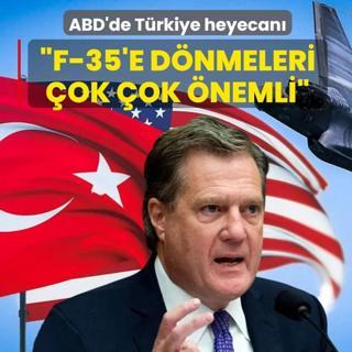 ABD'de T�rkiye heyecan�! Turner: F-35'e d�nmeleri �ok �ok �nemli