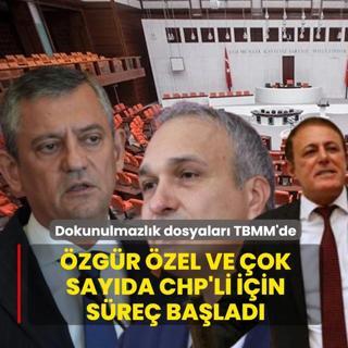 Dokunulmazl�k dosyalar� Meclis'te! �zg�r �zel ve �ok say�da CHP'li i�in s�re� ba�lad�