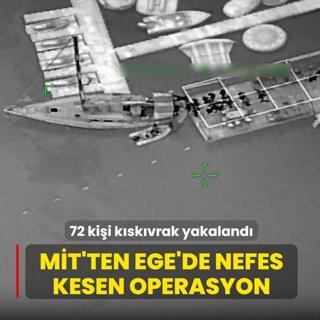 M�T'ten Ege a��klar�nda nefes kesen operasyon! 72 ki�i k�sk�vrak yakaland�