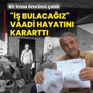 Bir imza �mr�n� �ald�! ��� bulaca��z� vaadi hayat�n� karartt�