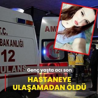 Evinin �n�nde bay�ld�, hastane yolunda �ld�