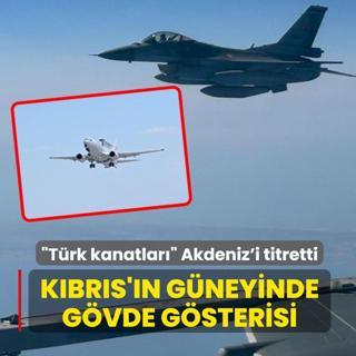 �T�rk kanatlar�� Akdeniz'i titretti! K�br�s'�n g�neyinde g�vde g�sterisi