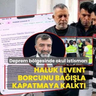 Deprem b�lgesinde okul istismar�! Haluk Levent borcunu ba���la kapatmaya kalkt�