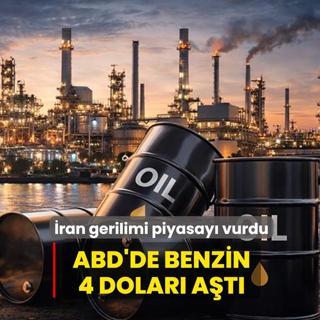 �ran gerilimi piyasay� vurdu... ABD'de benzin fiyatlar� 4 dolar� a�t�