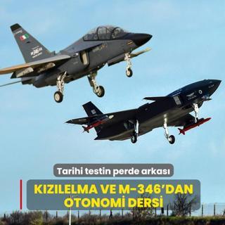 Tarihi testin perde arkas�... KIZILELMA ve M-346'dan kusursuz otonomi g�sterisi