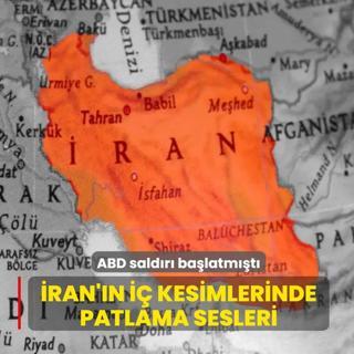 ABD sald�r� ba�latm��t�... �ran'�n i� kesimlerinde patlama sesleri