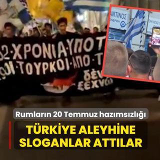 Rumlar�n 20 Temmuz haz�ms�zl���! T�rkiye aleyhine sloganlar att�lar