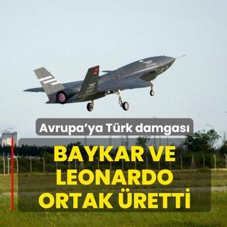 Avrupa'ya T�rk damgas�! Baykar ve Leonardo ortak �retti