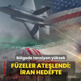 B�lgede tansiyon y�ksek! F�zeler ate�lendi: Hedefte Tahran var