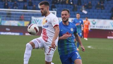 Çaykur Rizespor Kayseri'yi 3 golle geçti