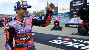 MotoGP'de sezonun 5. yarnda kazanan Jorge Martin