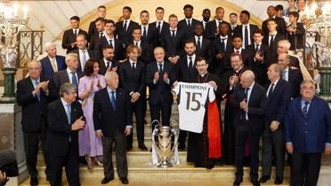 Real Madrid ampiyonlar Ligi ampiyonluunu kilisede kutlad