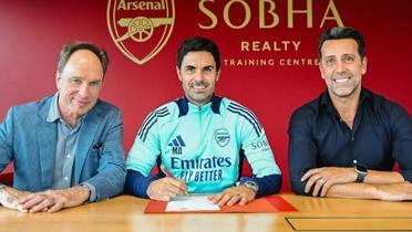 Arsenal'den Arteta'ya yeni szleme