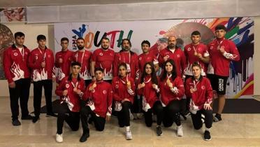 Milli sporculardan Muaythai ampiyonas'nda 12 madalya