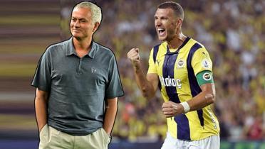 Dzeko'dan Mourinho yorumu! Burada olduu iin ok gururluyum