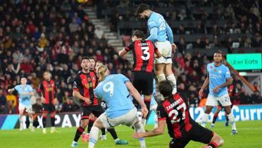 Manchester City, Bournemouth'a kaybetti