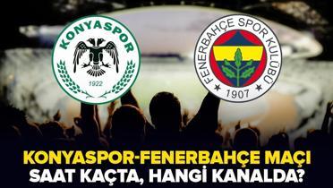 Konyaspor-Fenerbahe ma bugn saat kata, hangi kanalda? Konyaspor-Fenerbahe ma ifresiz mi?