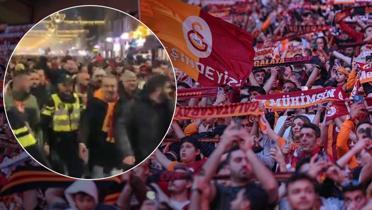 Galatasaray taraftar Hollanda'y sallad! Filistin'e zgrlk