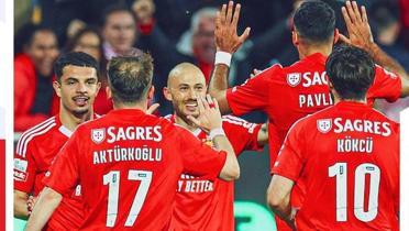 Benfica'dan, ampiyonluk yarnda hayati 3 puan