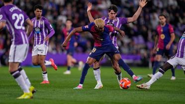 Lider Barcelona, Real Valladolid karsnda 3 puan kapt