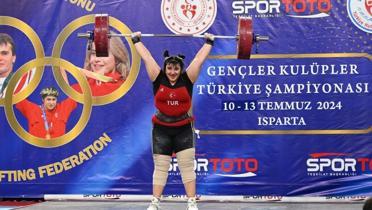Milli halterci Fatmagl evik, genlerde dnya ampiyonu