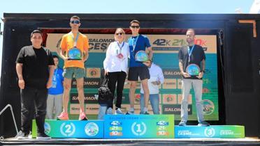 Salomon eme Maratonu'nda zirve Ahmet Bayram'n