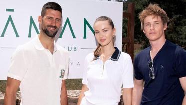 Dnyaca nl tenisi Novak Djokovic Bodrum'da!