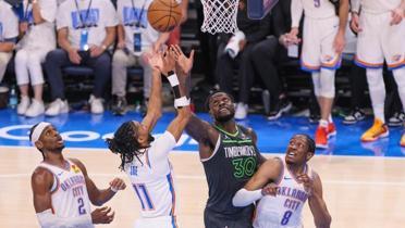 Thunder, Timberwolves karsnda seride 1-0 ne geti