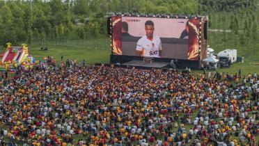 Galatasaray taraftar, Gztepe man Yenikap'da izledi