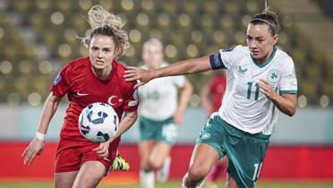 A Milli Kadn Futbol Takm, rlanda'ya malup oldu