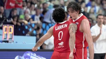 Sper Lig ekiplerinden, A Milli Basketbol Takm'na tebrik