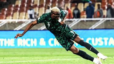 Victor Osimhen'li Nijerya, Dnya Kupas yolunda 3 puan 2 golle ald