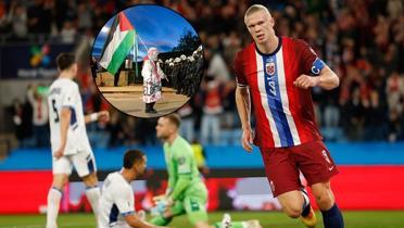 Norve srail'e acmad! 5 goll mata tribnlerden Filistin tezahrat