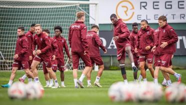 Trabzonspor'da milli arada da almalar hz kesmeden sryor