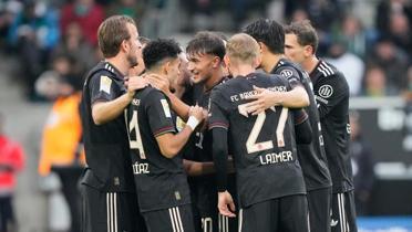 Bayern Mnih'ten Mnchengladbach deplasmannda 3 goll galibiyet