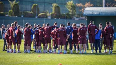 Trabzonspor, derbi ncesi hazrlklarna devam etti