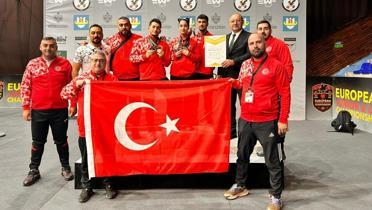 Gen milli halterciler Avrupa'nn zirvesinde