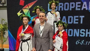 Avrupa ampiyonas'nda milli sporculardan 4 madalya