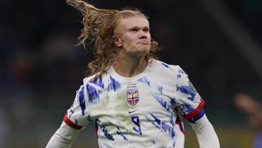26 yl sonra bir ilk! Haaland, Norve'i Dnya Kupas'na tad
