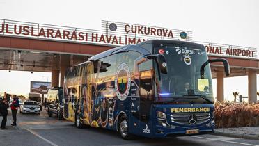 Fenerbah�e ve Samsunspor kafilesi Adana'ya ula�t�
